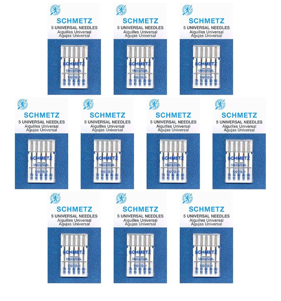 50 Schmetz Universal Sewing Machine Needles