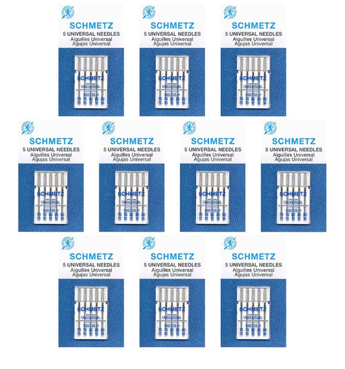 50 Schmetz Universal Sewing Machine Needles